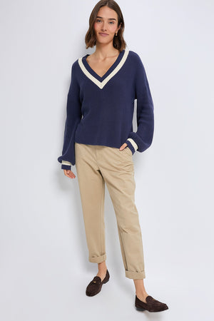 Washed Navy Ashe Sweater