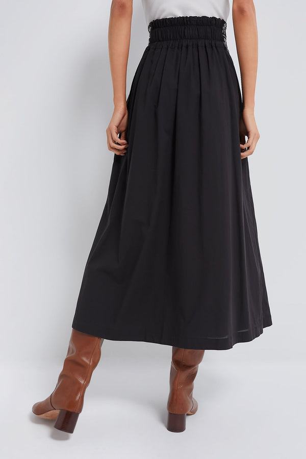 Embroidered Bouquet Jansen Skirt