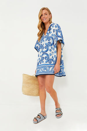 Majolica Terrycloth Coverup