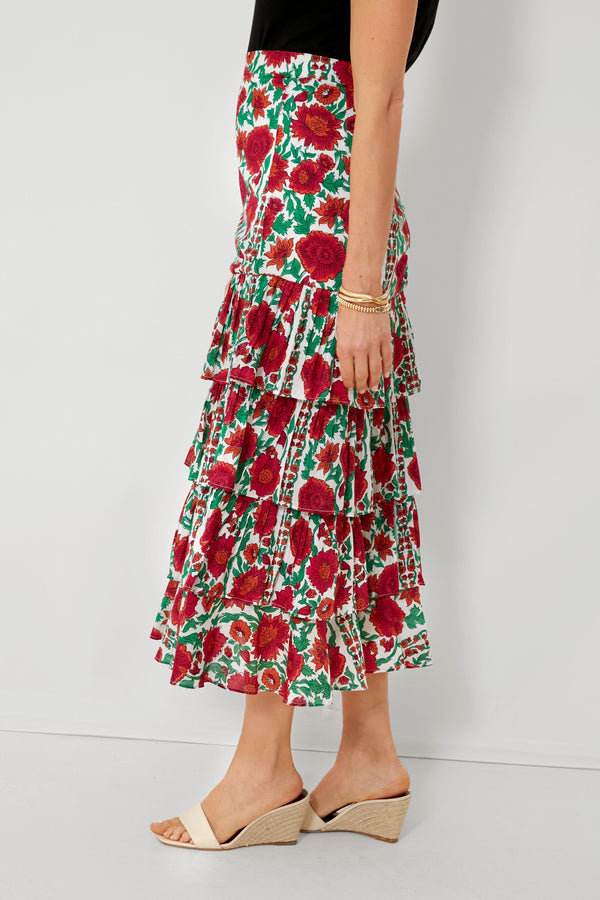 Pink Dijon Honduras Maxi Skirt