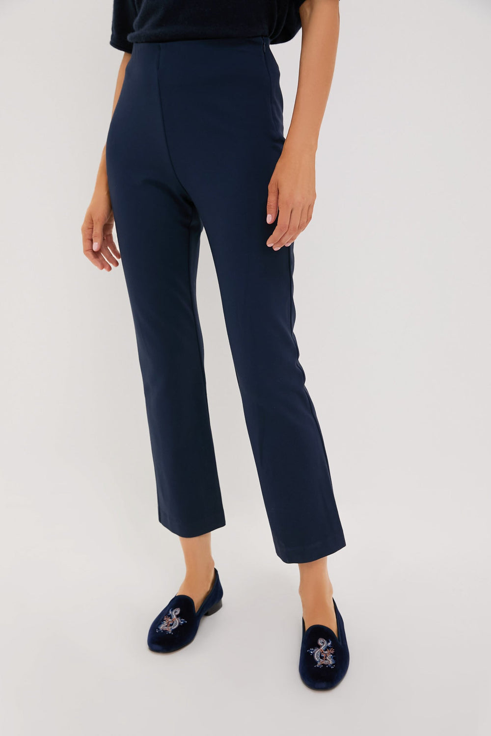 Navy Ponte Ashford Pants
