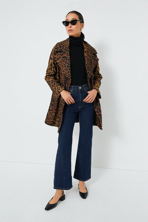 Leopard Harley Peacoat