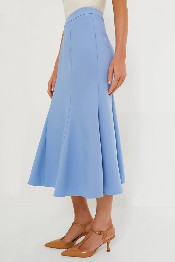 Cornflower Blue Iris Skirt