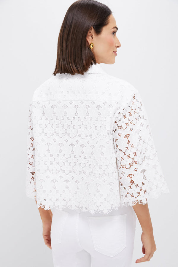 White Lace Francesca Blouse