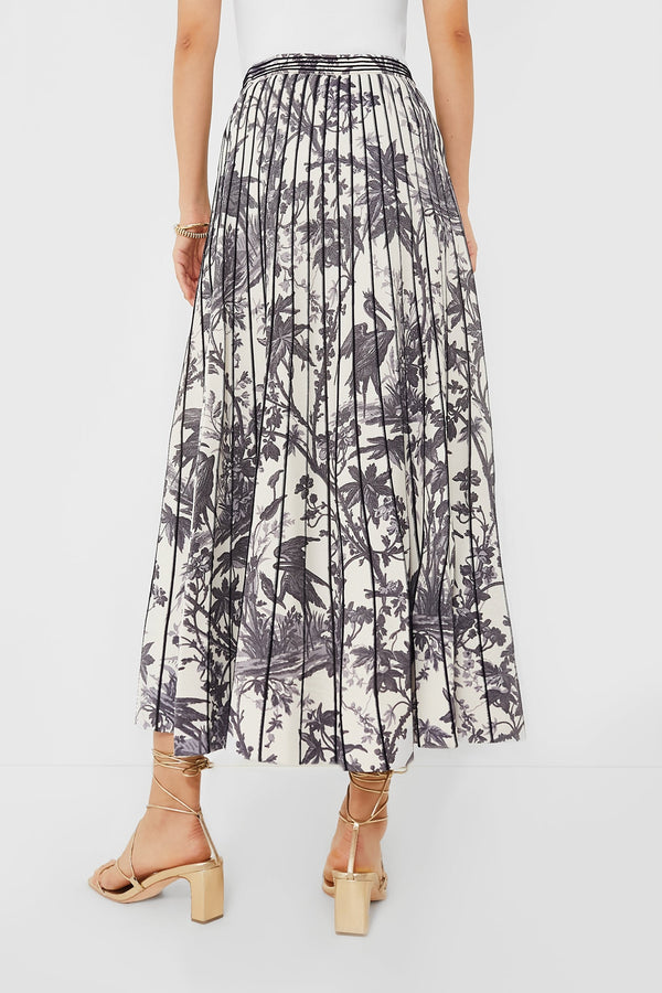 Heron Evening Blue Tavira Skirt