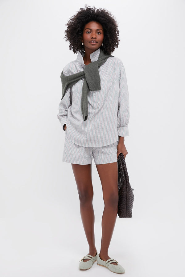 Sage Stripe Lane Short