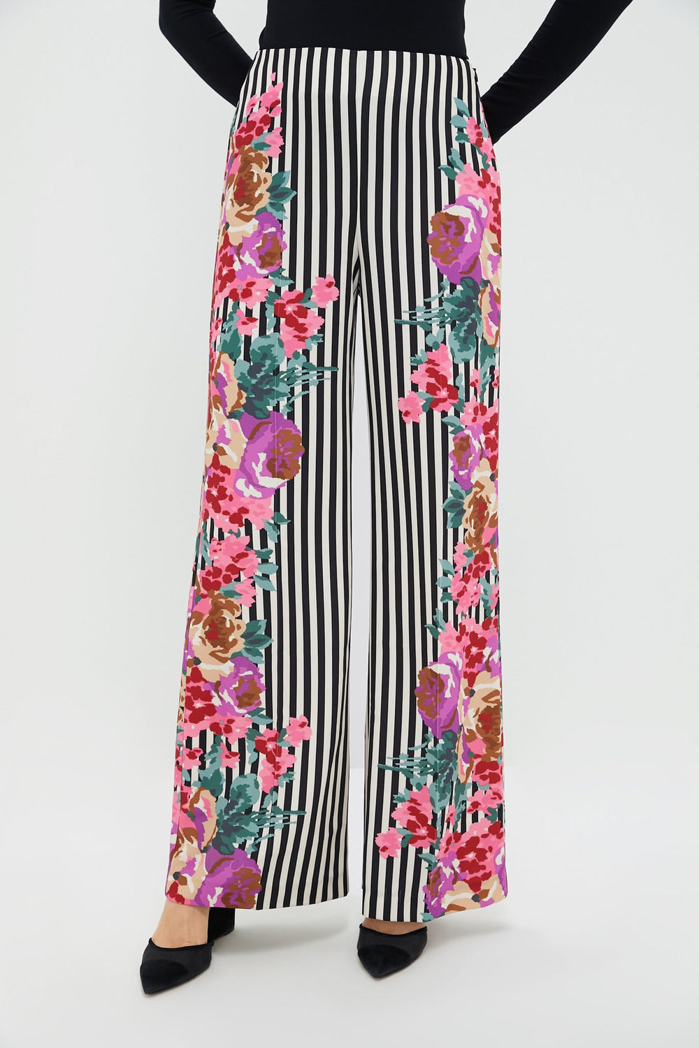 Flowering Trellis Drapey Twill Erin Pants