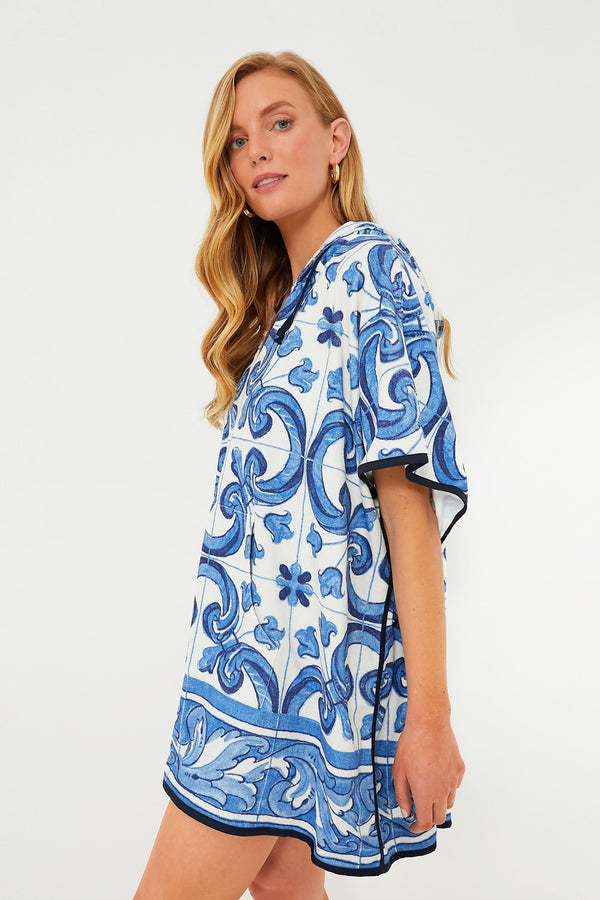 Majolica Terrycloth Coverup