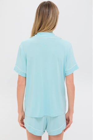 Canal Blue Gisele Shortie PJ Set