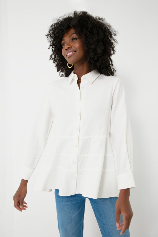 White Ashlen Blouse