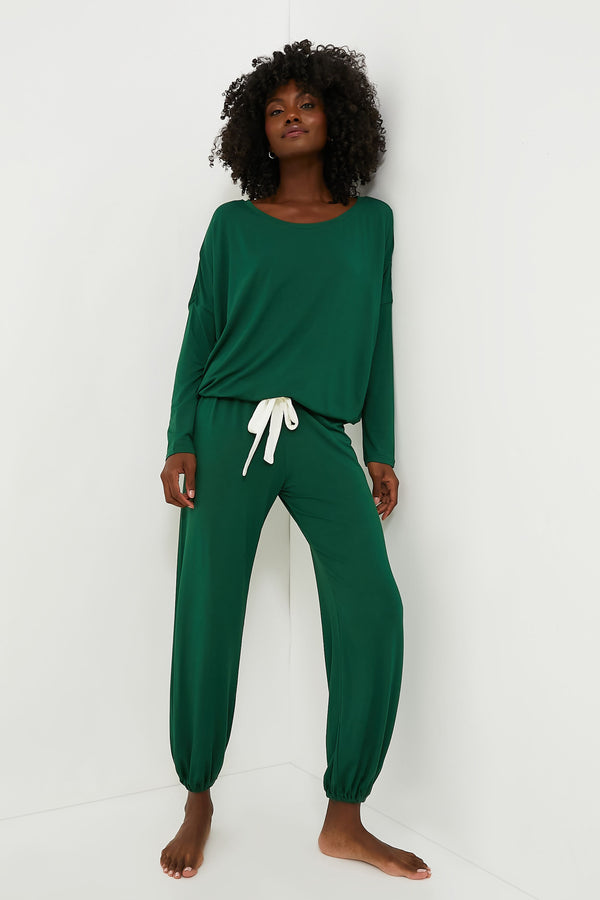 Forest Green Gisele Slouchy Set