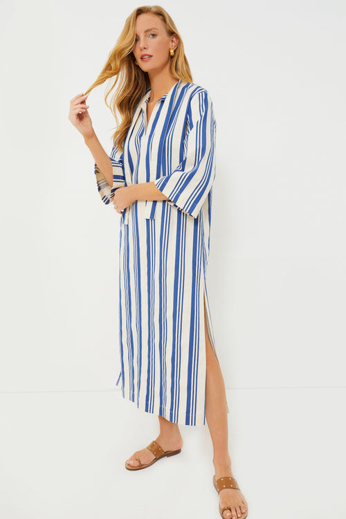 French Blue Stripe Adele Dress
