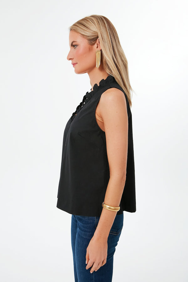 Black Veronica Top