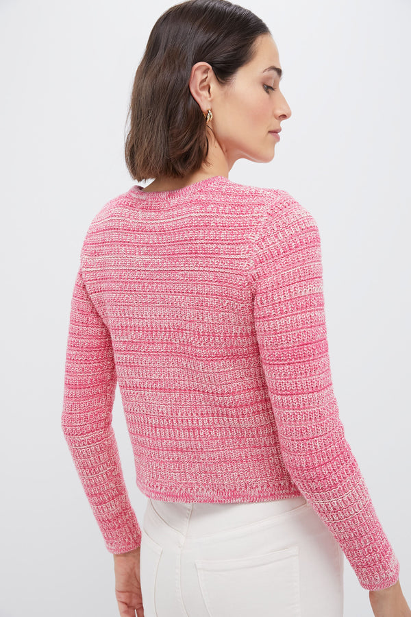Marled Pink Maybourne Cardigan