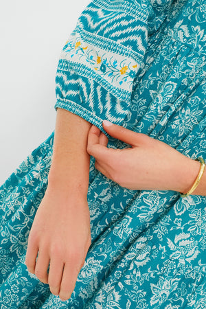 Palmetto Bouquet Long Sleeve Salty Paloma Caftan