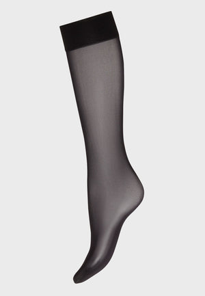 Black Individual 10 Knee Socks