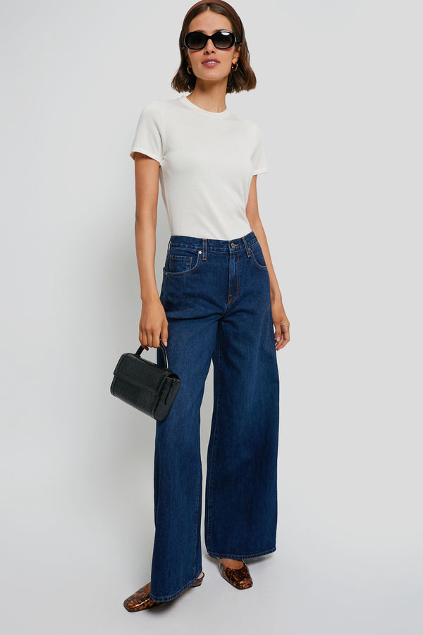 Ivory Cashmere Silk Blend Katie Tee