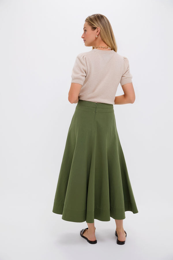 Olive Green Brynn Skirt