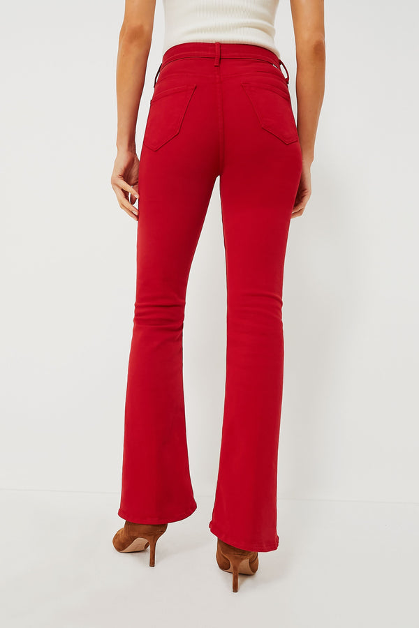 Haute Red High Waisted Weekender Skimp