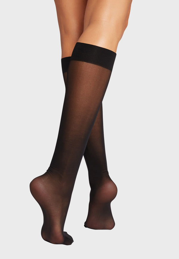 Black Individual 10 Knee Socks