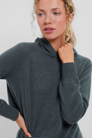 Olive Cashmere Jane Hoodie
