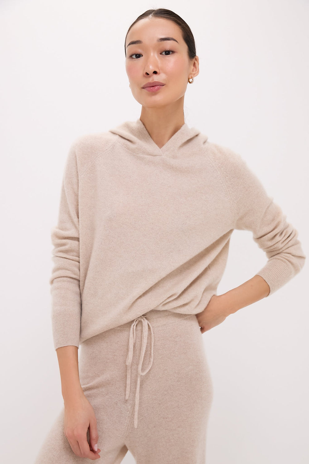 Sandstone Cashmere Jane Hoodie