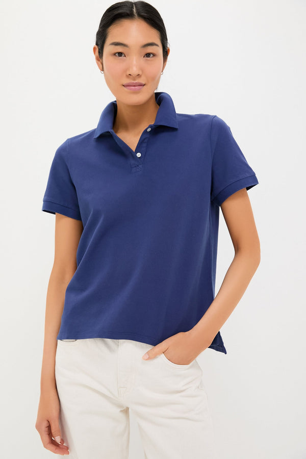 Navy Pique Murray Classic Polo