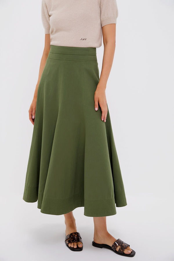 Olive Green Brynn Skirt