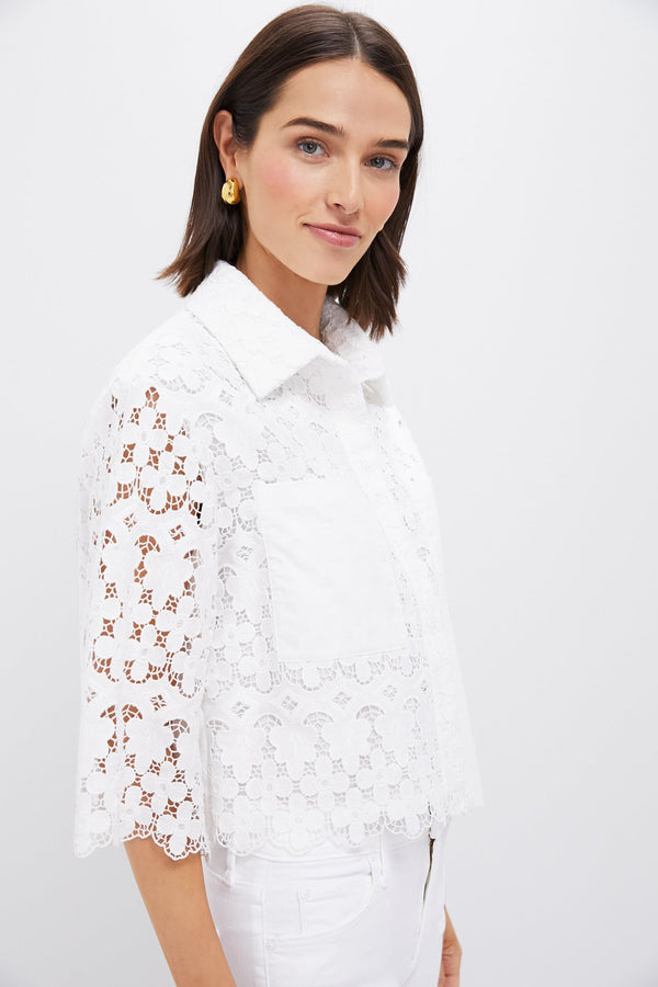 White Lace Francesca Blouse