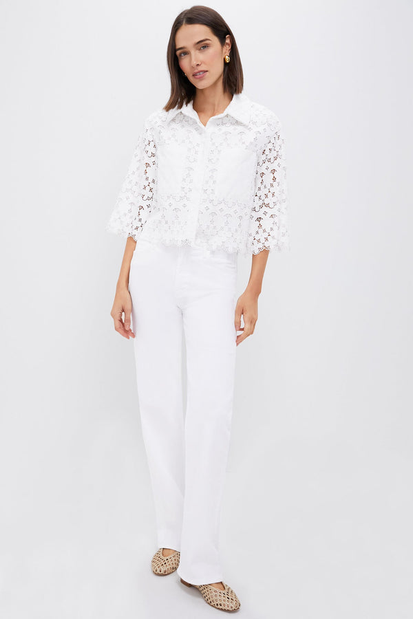 White Lace Francesca Blouse