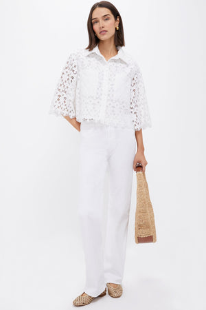 White Lace Francesca Blouse
