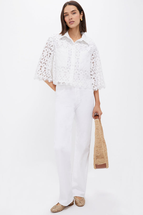 White Lace Francesca Blouse