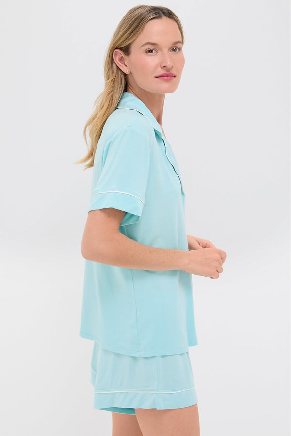 Canal Blue Gisele Shortie PJ Set