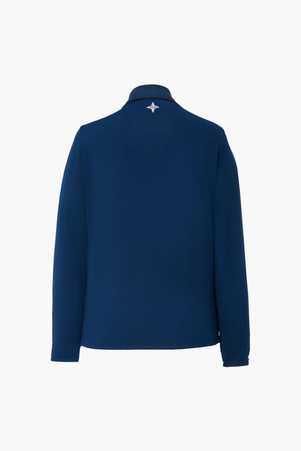 Navy Long Sleeve Caroline Polo
