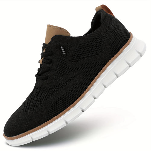 Lace-up Sneakers, Athletic Lightweight And Breathable