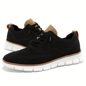 Lace-up Sneakers, Athletic Lightweight And Breathable