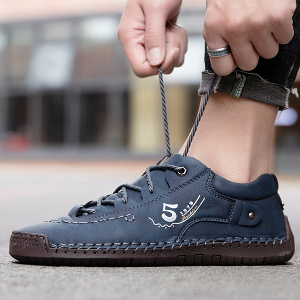 Handmade Stitching Casual Shoes, Outdoor Walking Sneakers