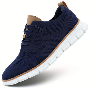 Lace-up Sneakers, Athletic Lightweight And Breathable