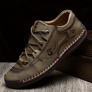 Handmade Stitching Casual Shoes, Outdoor Walking Sneakers