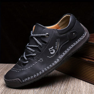 Handmade Stitching Casual Shoes, Outdoor Walking Sneakers