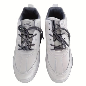 Vintage Solid High Top Skate Shoes, Casual Sneakers