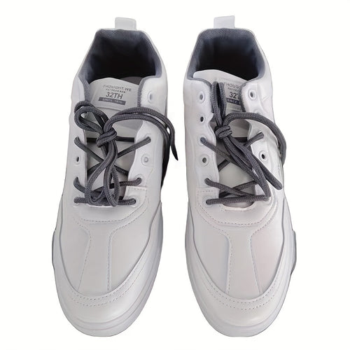 Vintage Solid High Top Skate Shoes, Casual Sneakers